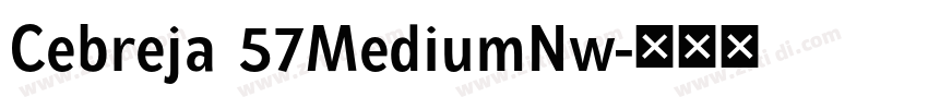 Cebreja 57MediumNw字体转换 Cebreja 57MediumNw字体转换